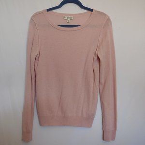 Neiman Marcus 100% Cashmere Long Sleeve Baby Pink… - image 1